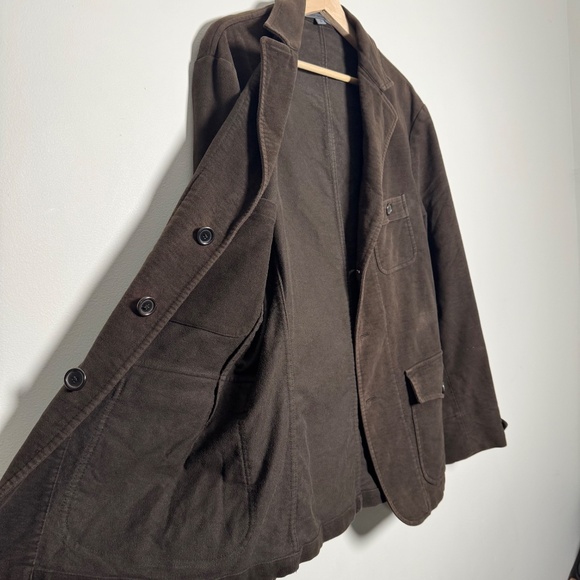 John Varvatos Chocolate Brown Velvet Sports Coat Sz 52 - Picture 7 of 13